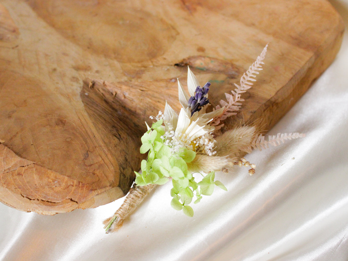 Preserved Flower Buttonholes workshop