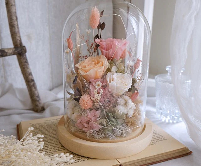 Dried Flower Bell Jar Workshop in Paris