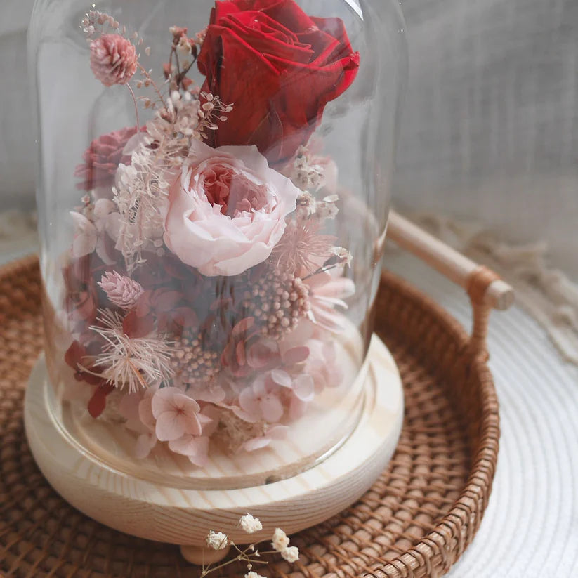 Dried Flower Bell Jar Workshop in Paris