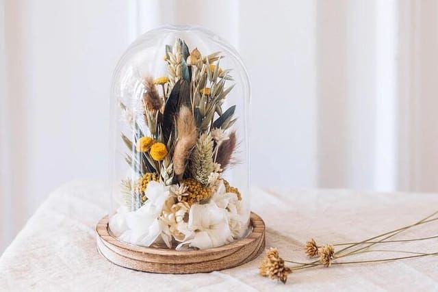 Dried Flower Bell Jar Workshop in Paris