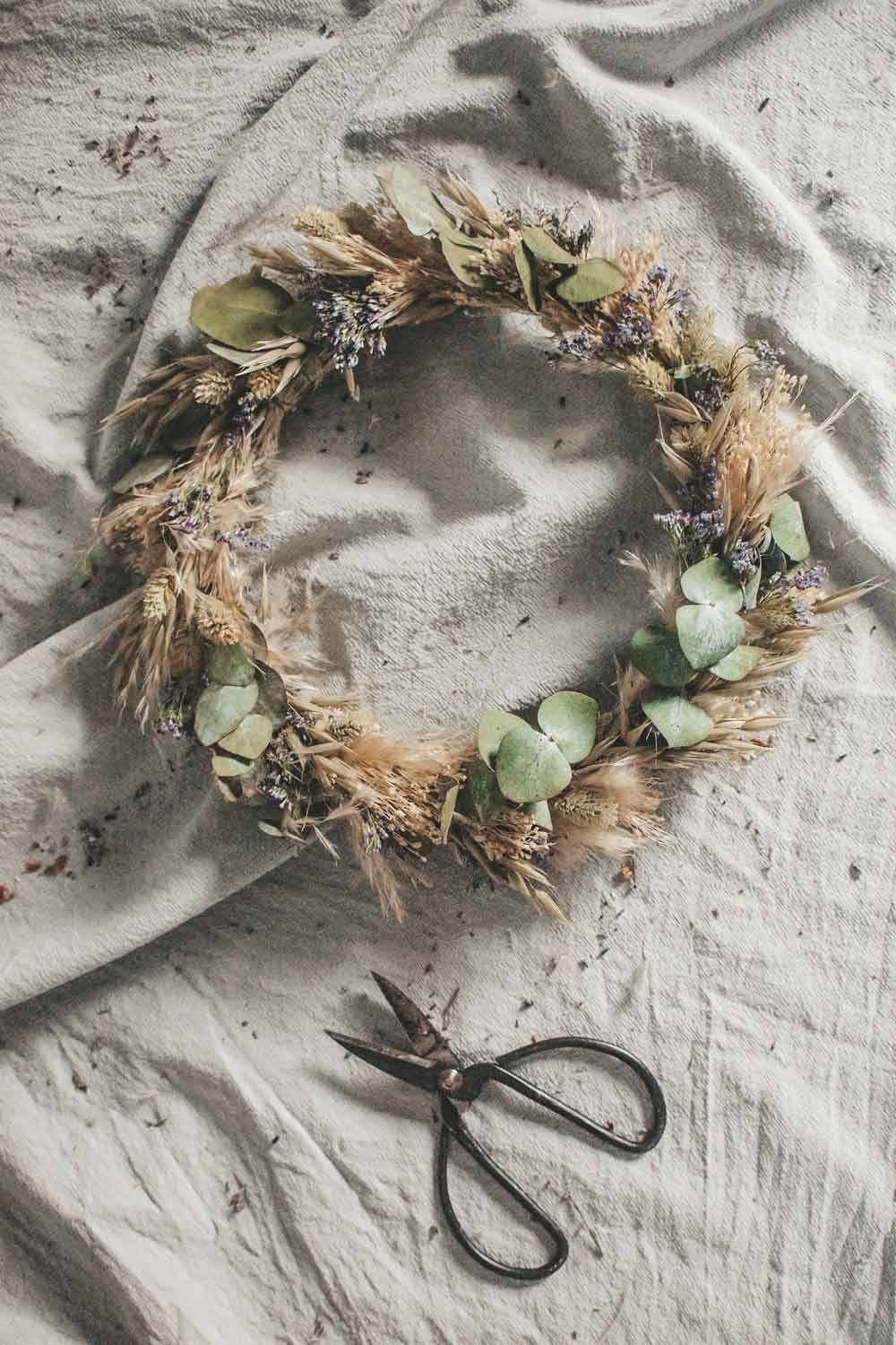 Create Your Dried Flower Wreath Workshop In Paris