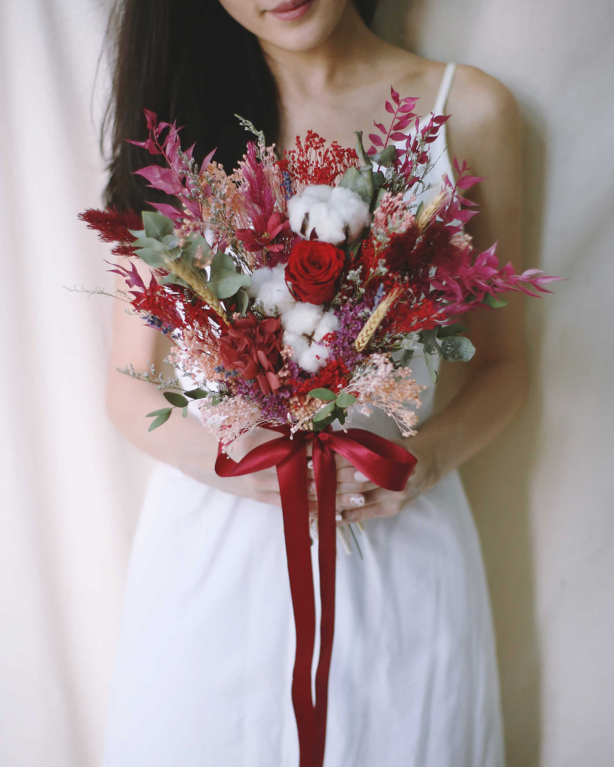 Eternal Red Bridal Bouquet