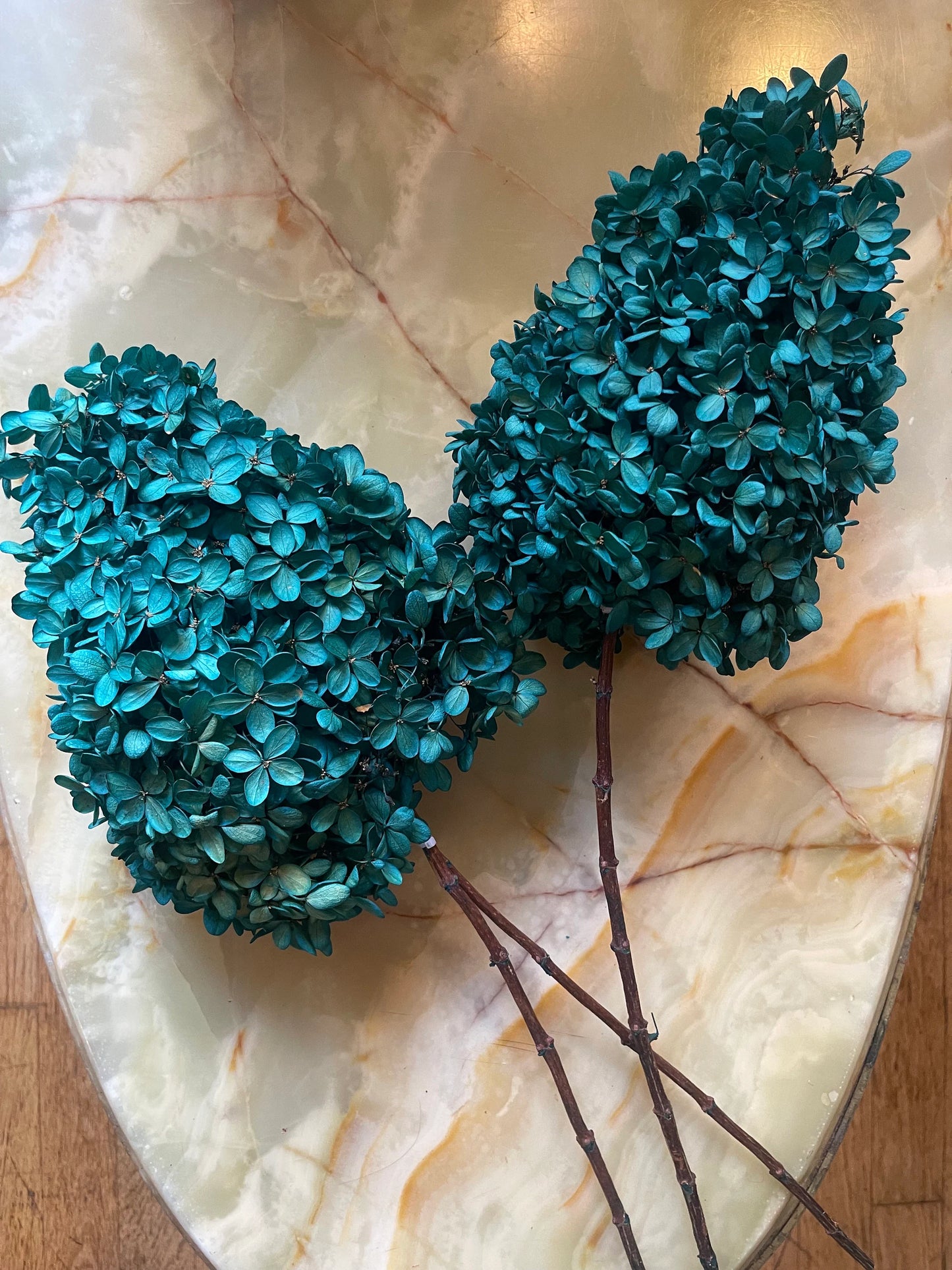 Preserved Hydrangea paniculata blue sapphire 50cm jewelry tool, Resin DIY, home decoration