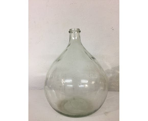 Dame Jeanne transparent 10L, ancien vase, vintage vase de 1960s