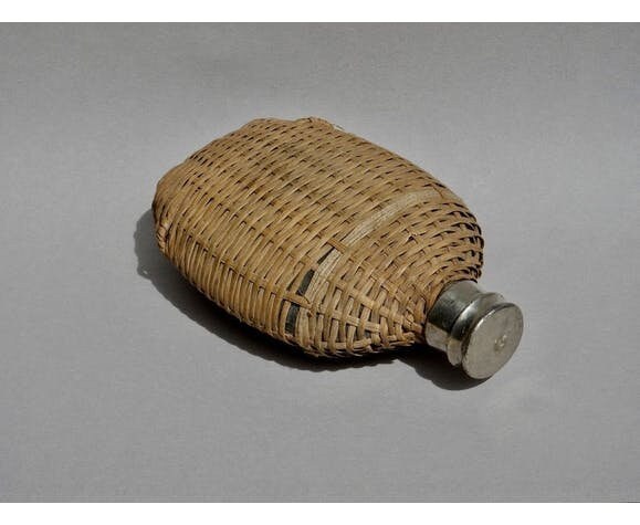 Mini gourde antique 1960, vintage drinkware old epoque