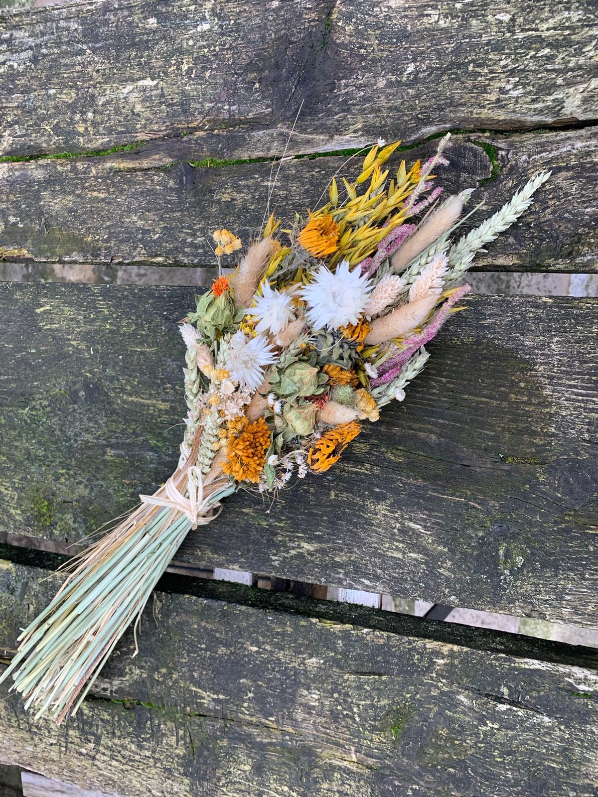 Bouquet Summer sunflower, composition floral, rustic bunch, composition floral