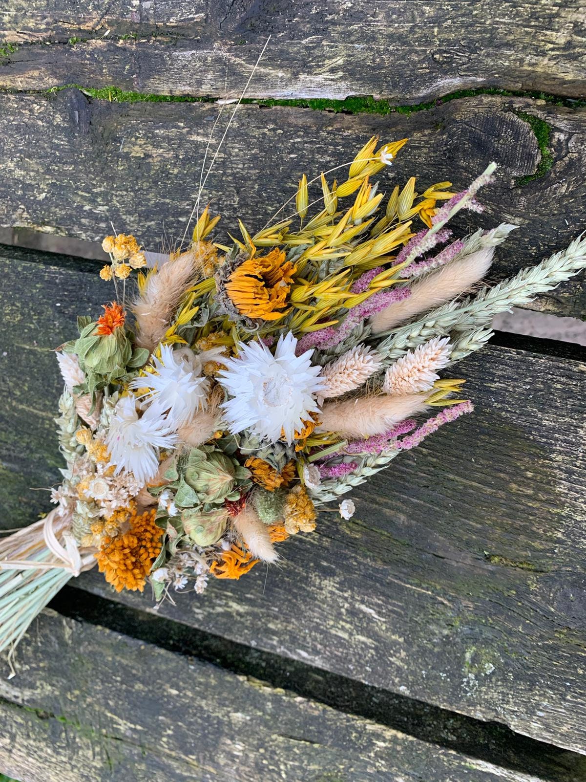 Bouquet Summer sunflower, composition floral, rustic bunch, composition floral