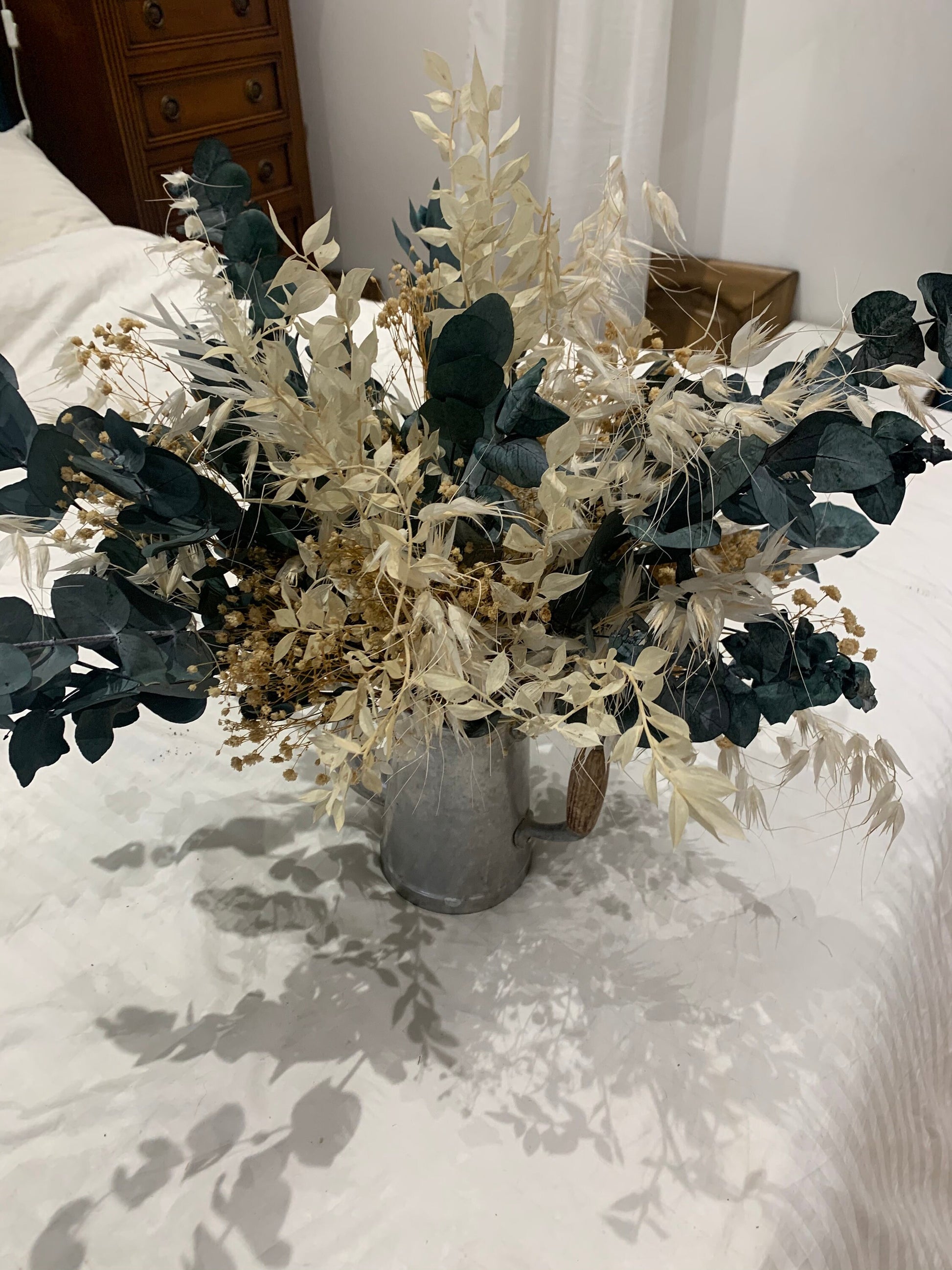 Antony green preserved bunch, rustic decoration,