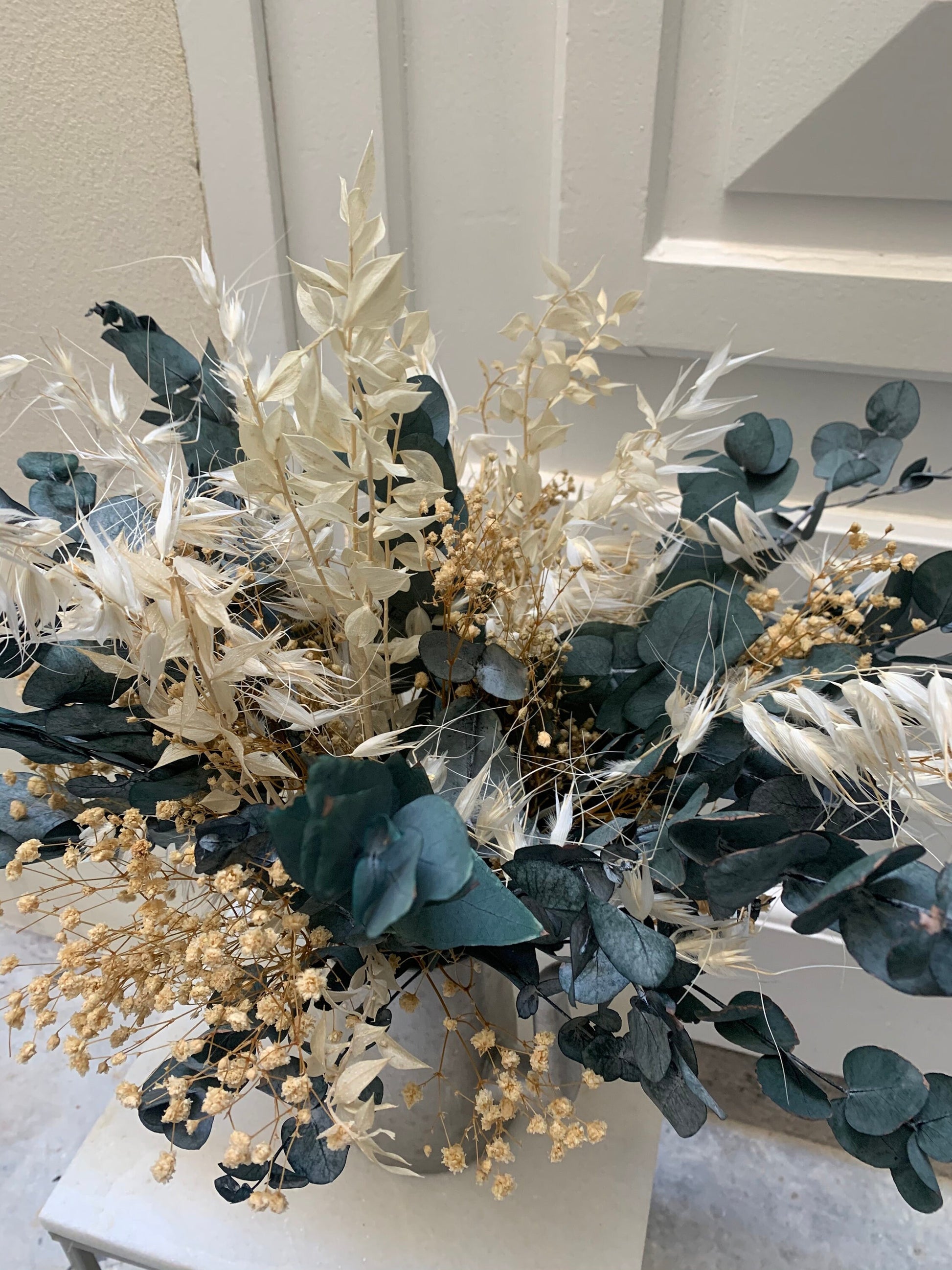 Antony green preserved bunch, rustic decoration,