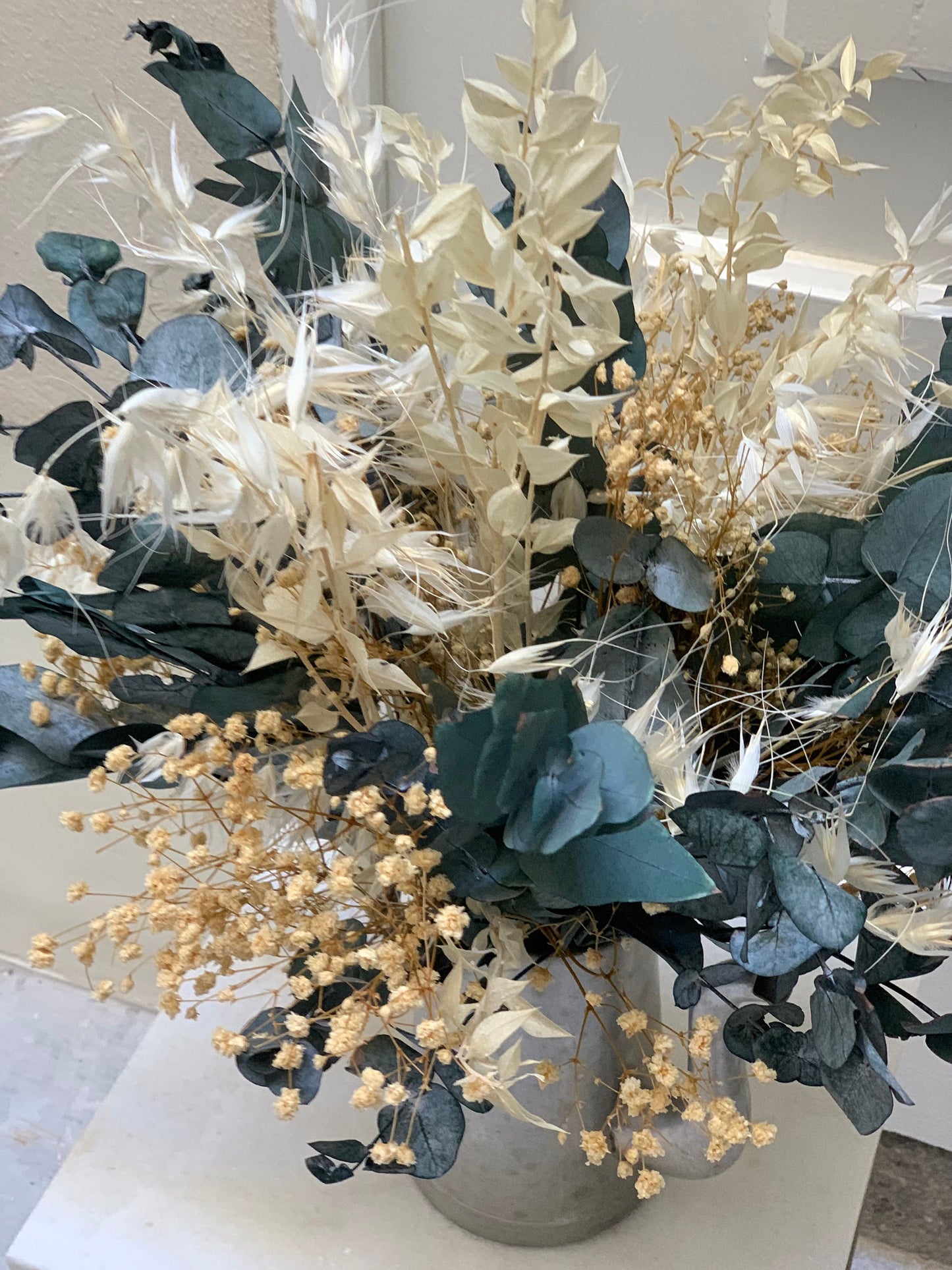 Antony green preserved bunch, rustic decoration,