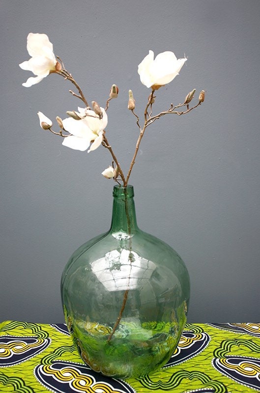 Dame Jeanne visera vintage 10L, antique vase, antique bonbonne 1970s