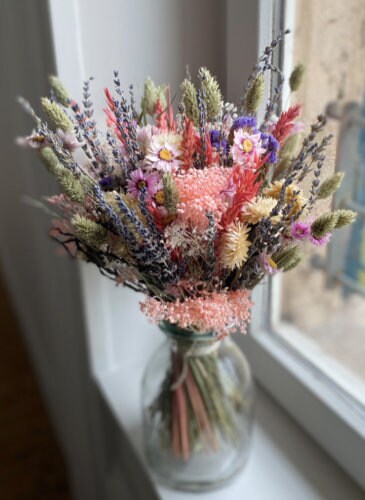 AVIGNON bunch, dried flower composition floral, decoration, champêtre decor