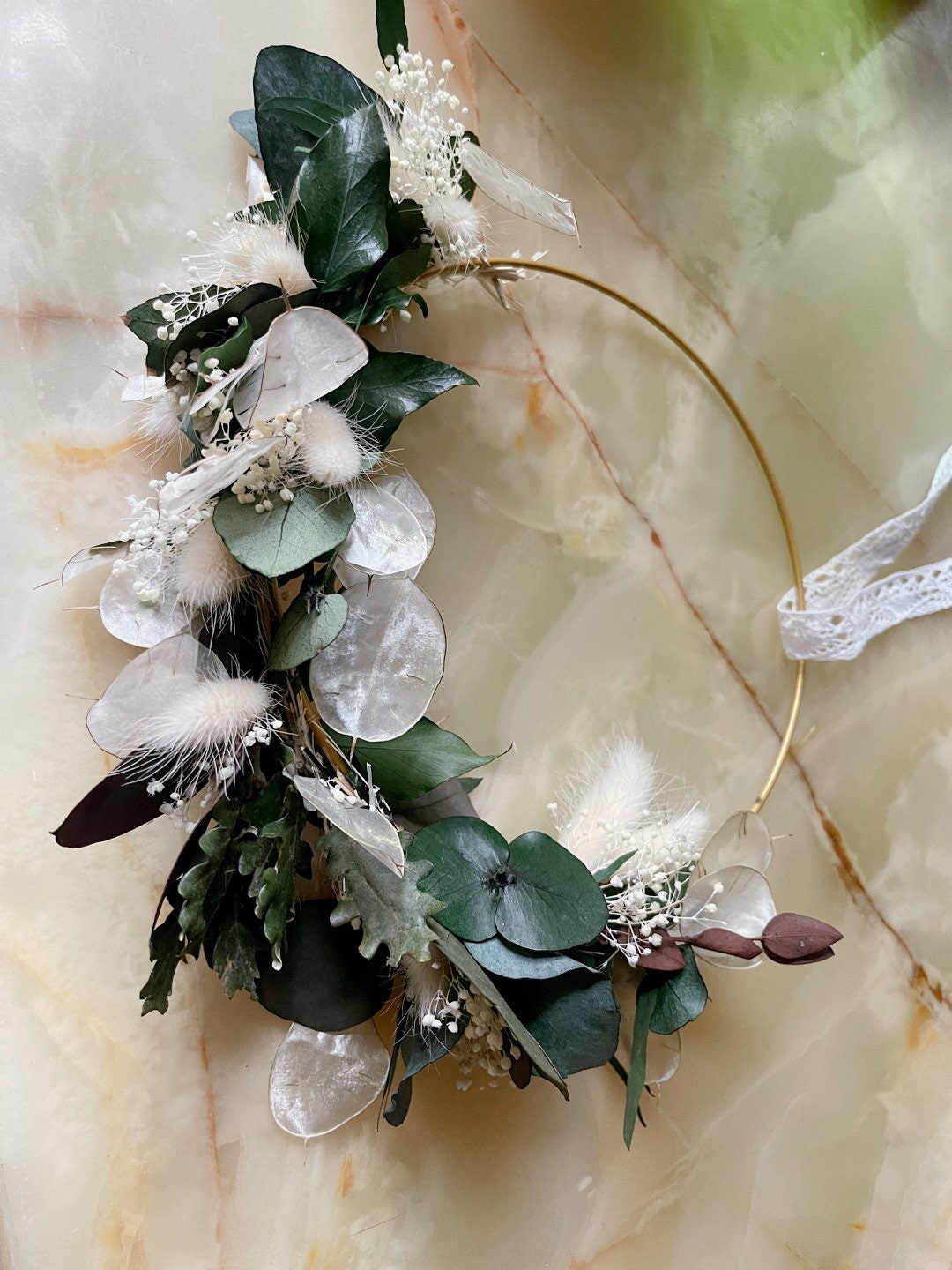 Couronne KIMBERLY, wall decoration, rustic decor, hanging wreath