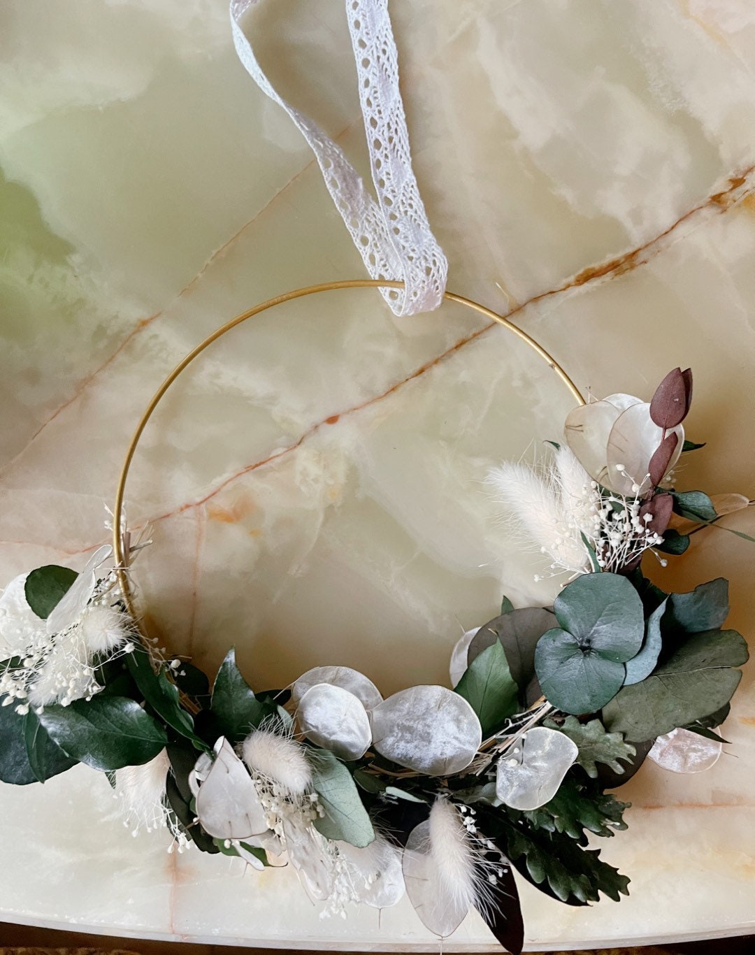 Couronne KIMBERLY, wall decoration, rustic decor, hanging wreath