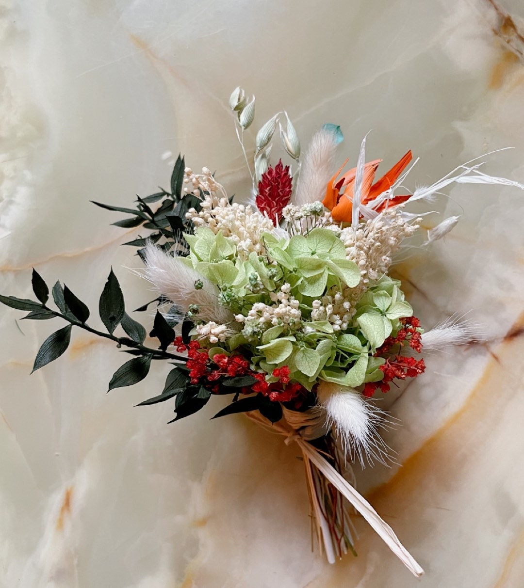 Hydrangea mix mini bunch, interior decoration