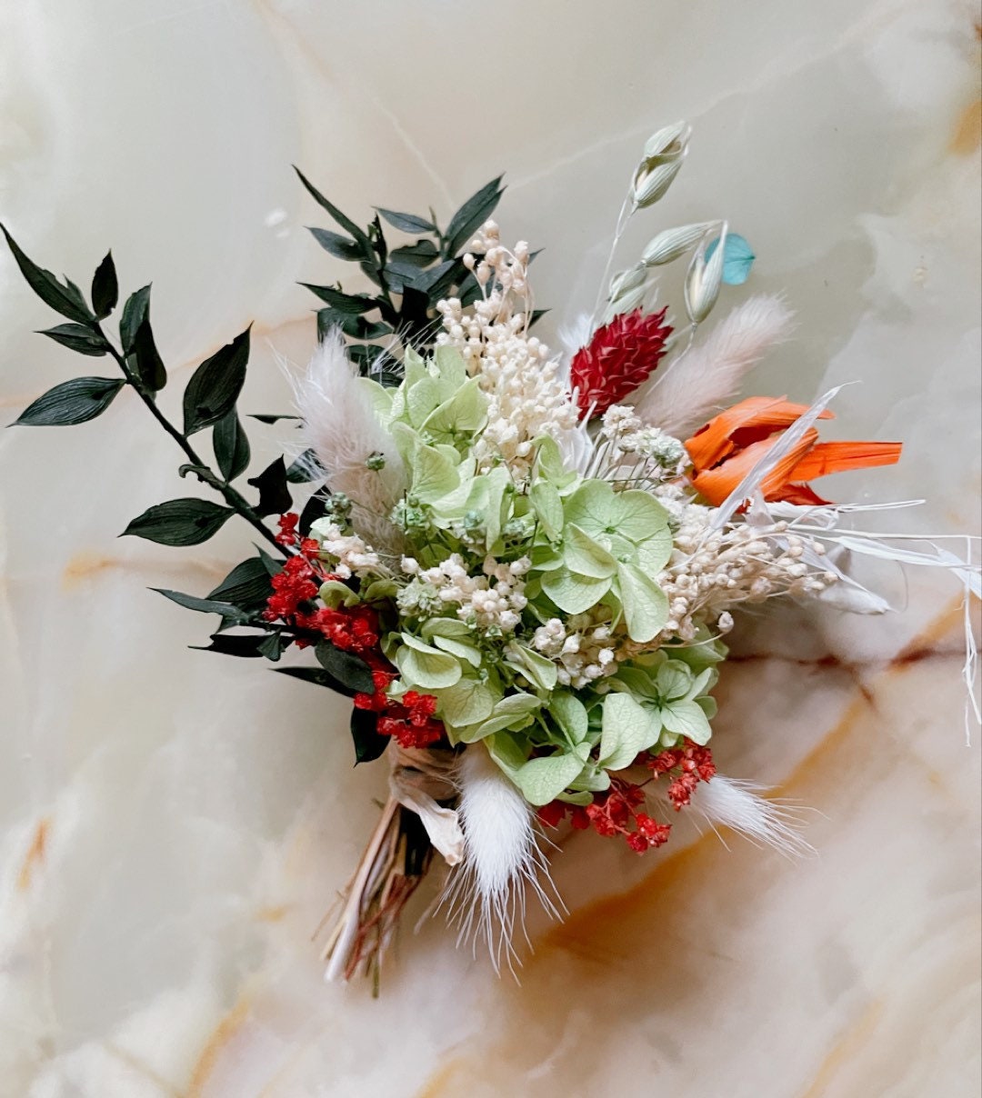 Hydrangea mix mini bunch, interior decoration