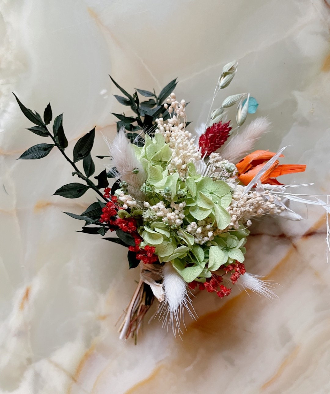 Hydrangea mix mini bunch, interior decoration