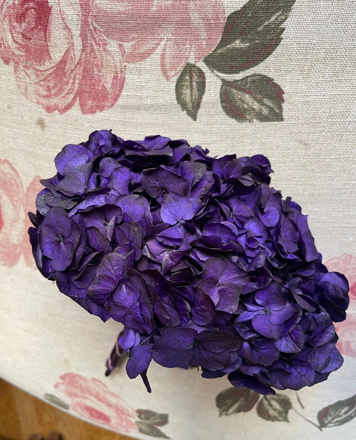 Big petal preserved hydrangea violet purple, jewelry tool, Resin DIY, home decoration