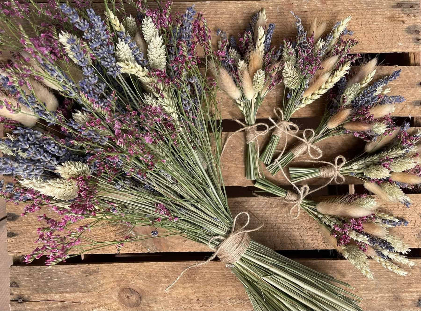 Pinky wedding bunch mix lavender & button hole, bridal accessories, wedding DYI