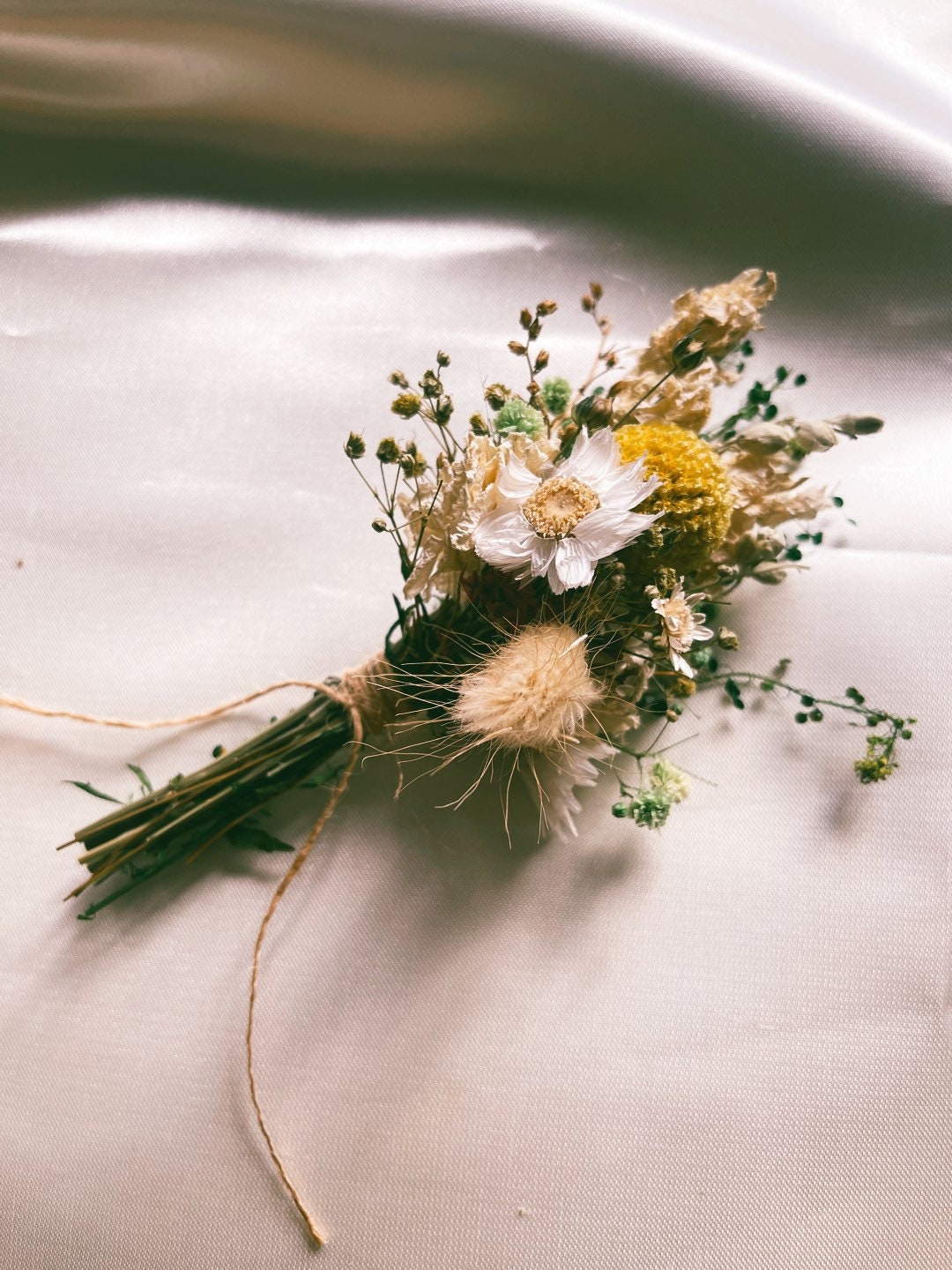 WILL boutonniere preserved foliage mix dried flower, bridal accessories, wedding DYI