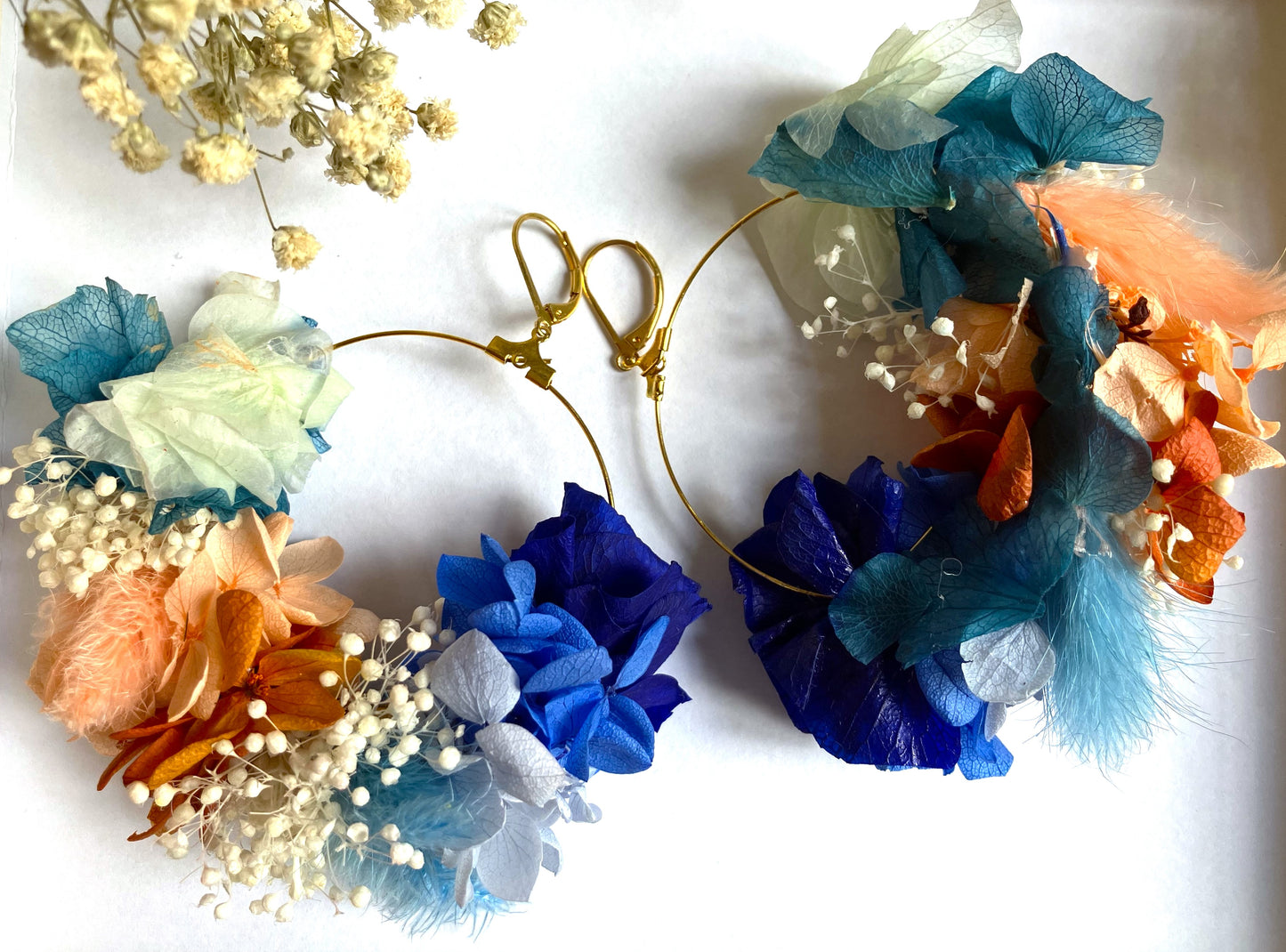 LEA stabilized floral DIY earrings