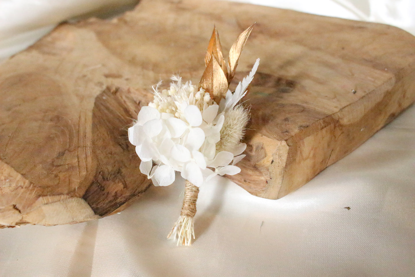 Preserved Flower Buttonholes workshop