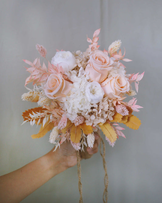 Eternal Peach Bridal Bouquet