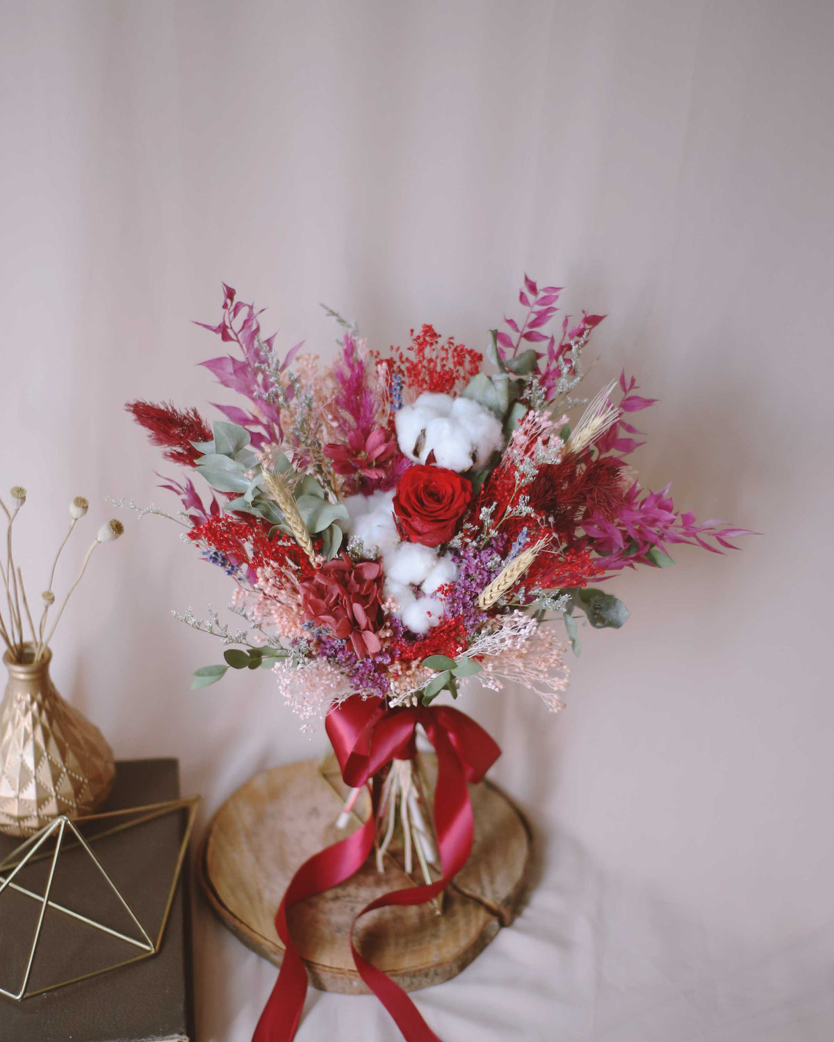 Eternal Red Bridal Bouquet