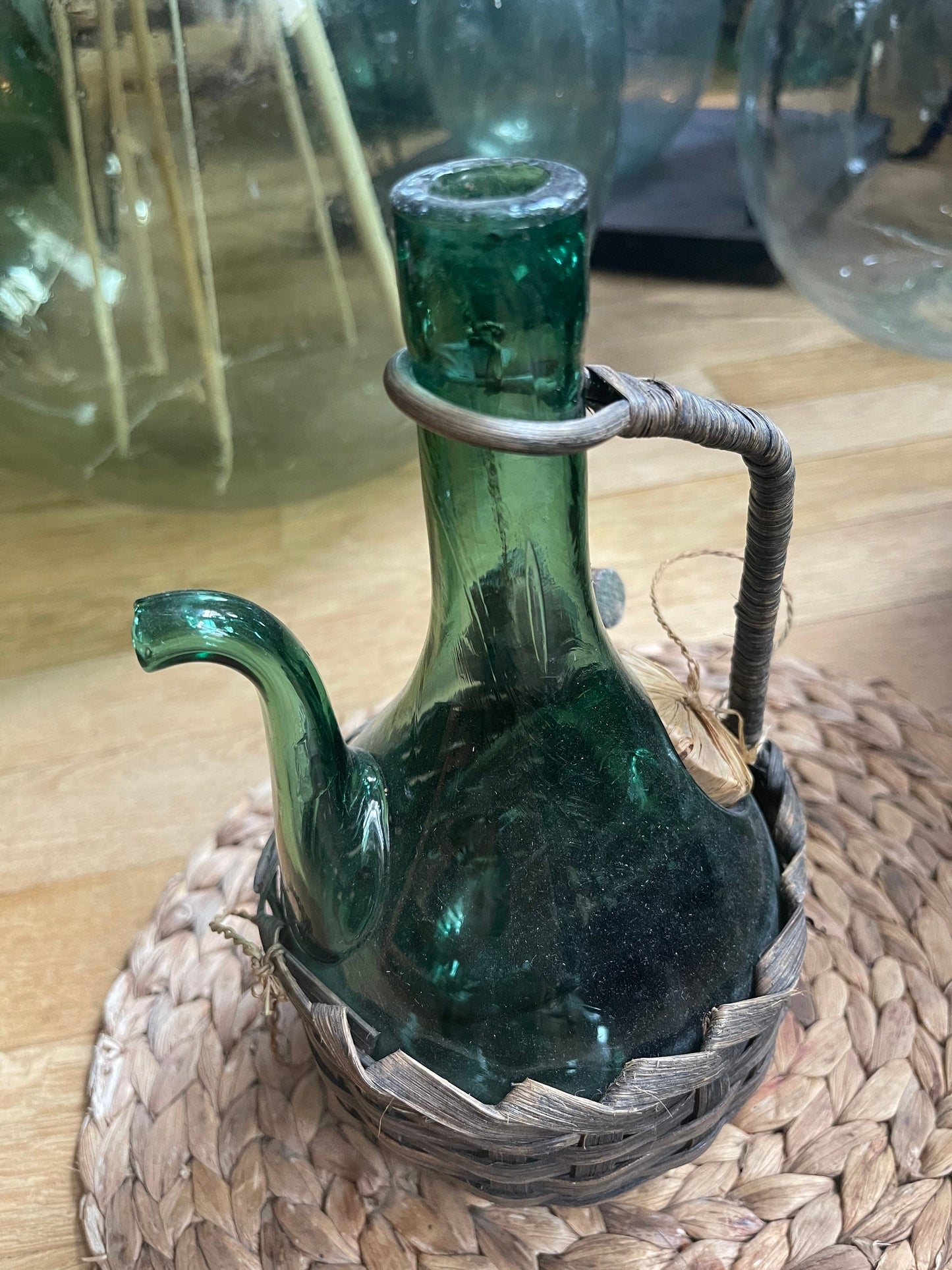 Vintage French jar 1970s, ancien carafe 2L