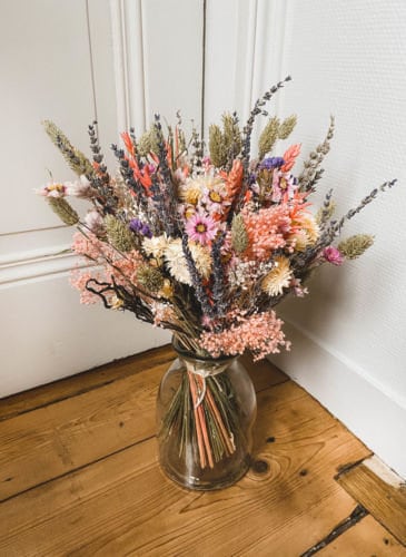 AVIGNON bunch, dried flower composition floral, decoration, champêtre decor