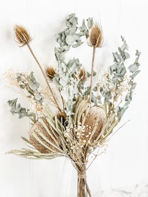 BRUT rustic bunch, eucalyptus mix australien banksia, interior decoration DYI