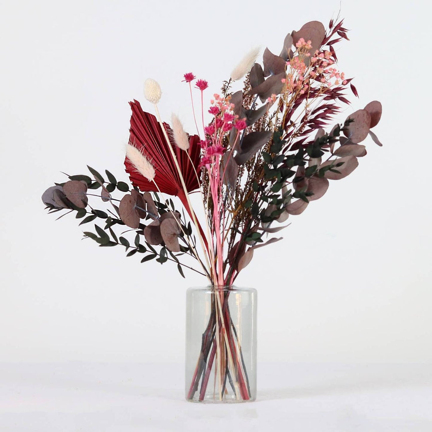 ZOBIAC bouquet, composition floral, mix bunch RED burgundy bunch, valentine bouquet, Noel/Christmas decoration