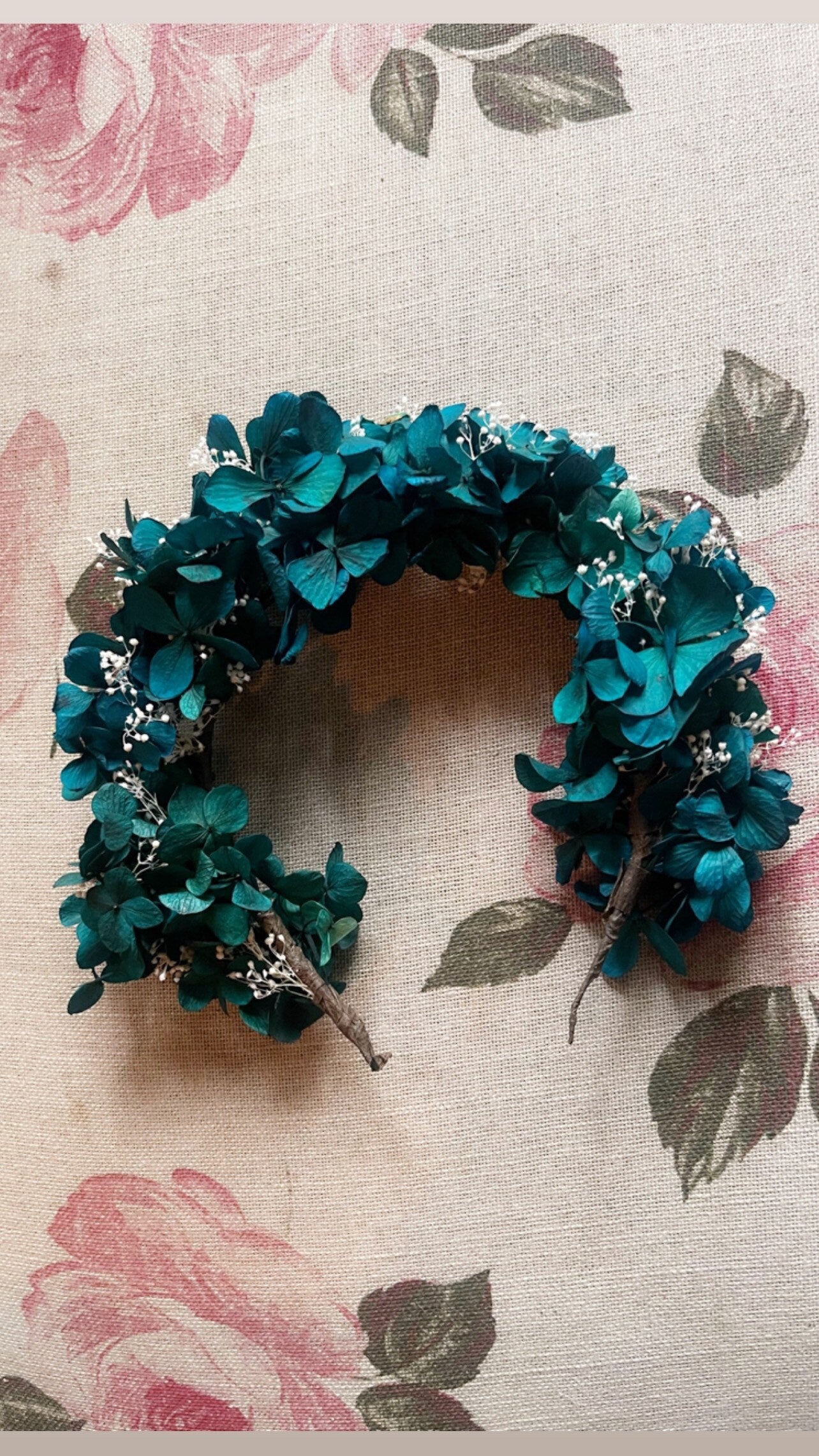 Serre tete blue saphire color- wedding preserved corsage and boutonniere, Diy wedding decoration, brisdmaid